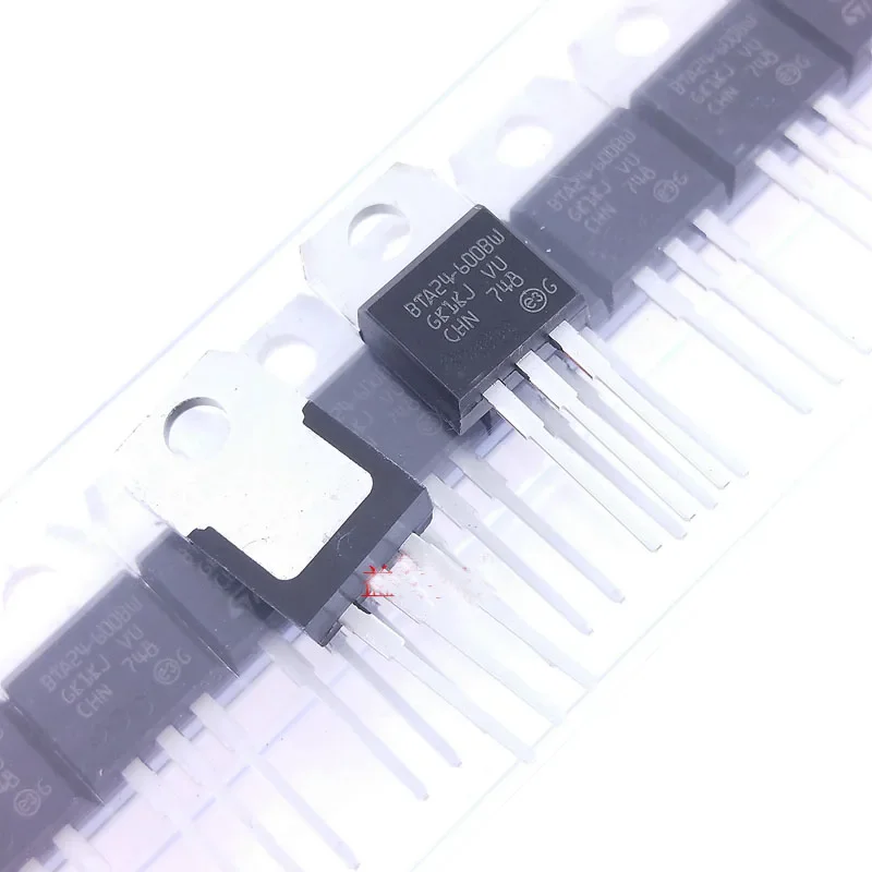 BTB24-600BW Thyristor dua arah 24A600V TO-220/3 asli