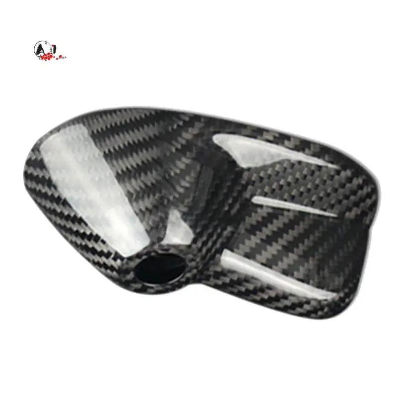 

A10E-Real Carbon Fiber Roof Shark Fin Antenna Cover Trim Parts For Mini Cooper Clubman R55 R56 2007-2013 Car Aerials Accessories