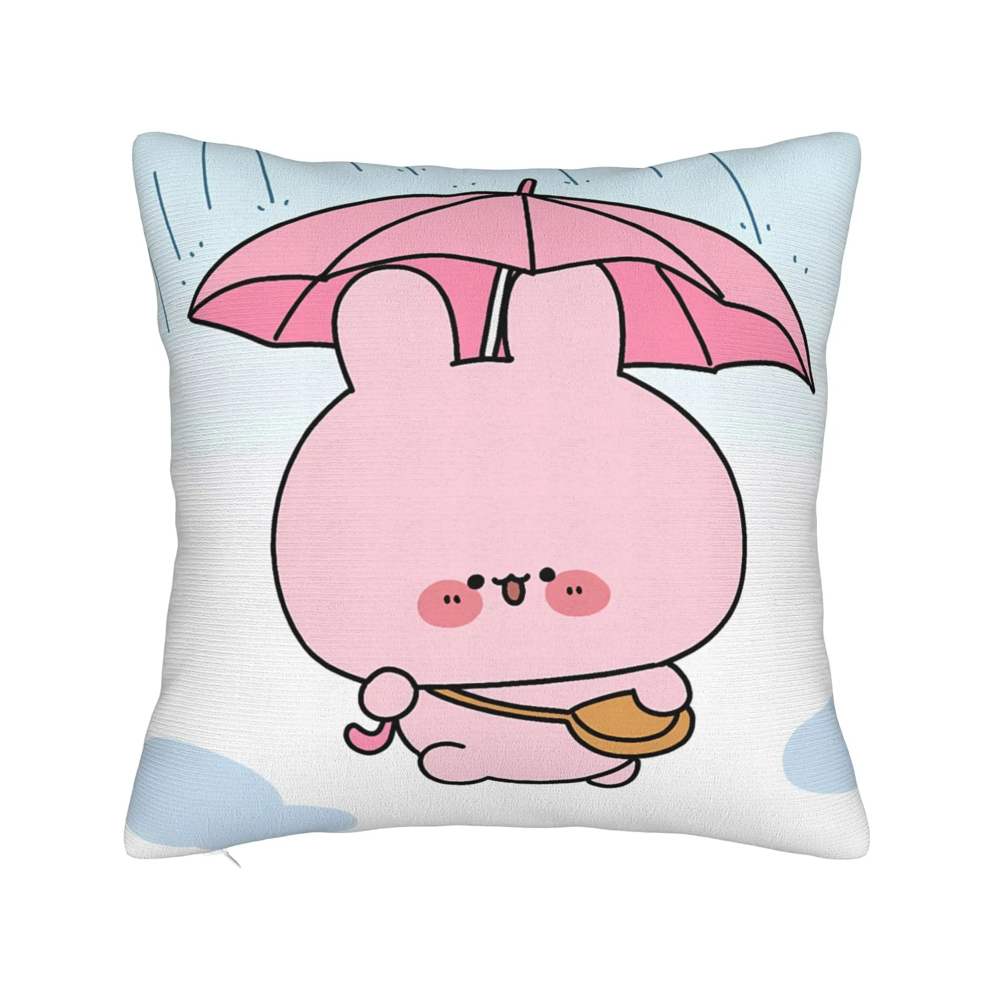 A-Asamimichaan Asleep Cute Asamimi Pillow Case  Funny Pillow Cover Soft Pillowcases For Living Room Chair