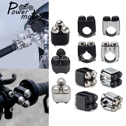 For Harley Yamaha Cafe Racer 22/25mm M-switch Headlight Foglight Engine Power Manual Return Switch Handlebar Mini Switch Button