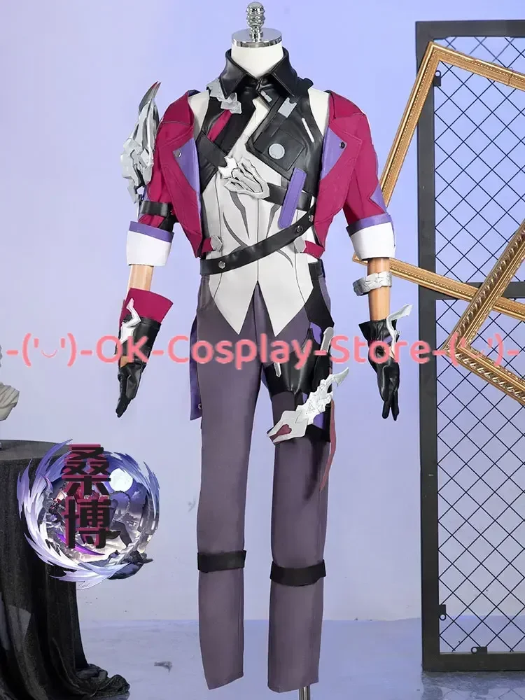 Sampo Koski Cosplay Costume Game Honkai Star Rail Cosplay Red Party Suit Halloween Uniforms Anime Clothing Custom Made