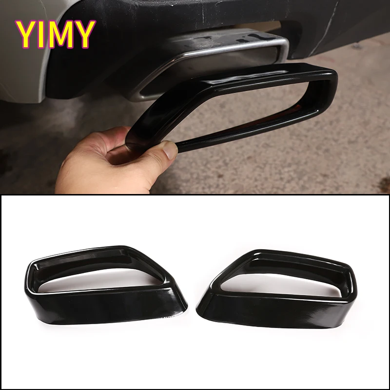 X2 Stainless Steel Tail Muffler Exhaust Pipe Output Car Cover Trim Suitable for BMW 5 6 Series GT G30 G38 G32 2018-2023