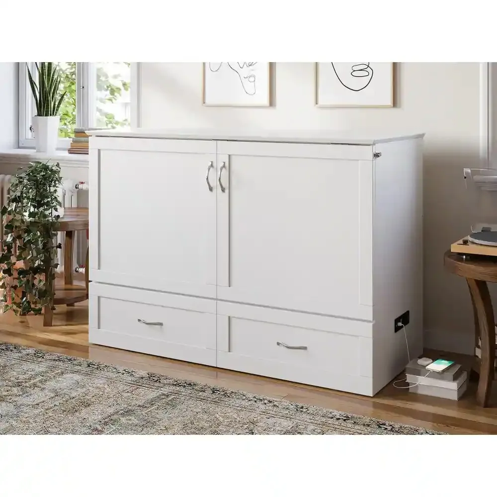 All solid wood cabinet bed, small apartment storage  , push-pull folding  , telescopic  , multi-functional invisible bed