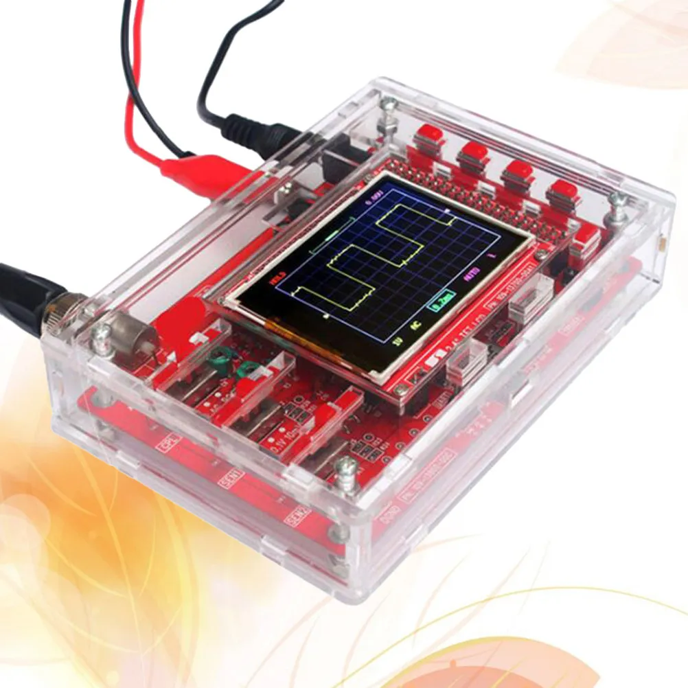 

2.4 Inches Tft Handheld Digital Oscilloscope DIY Kit Processor 1msps Waveform Display Frequency Pulse Width Duty
