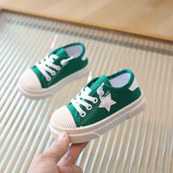 2024 Toddler Girl Sneakers Boy Shoes Kids Canvas Shoes Casual Lace Up Classic Flats Children Shoes For Student Shoes For Girls