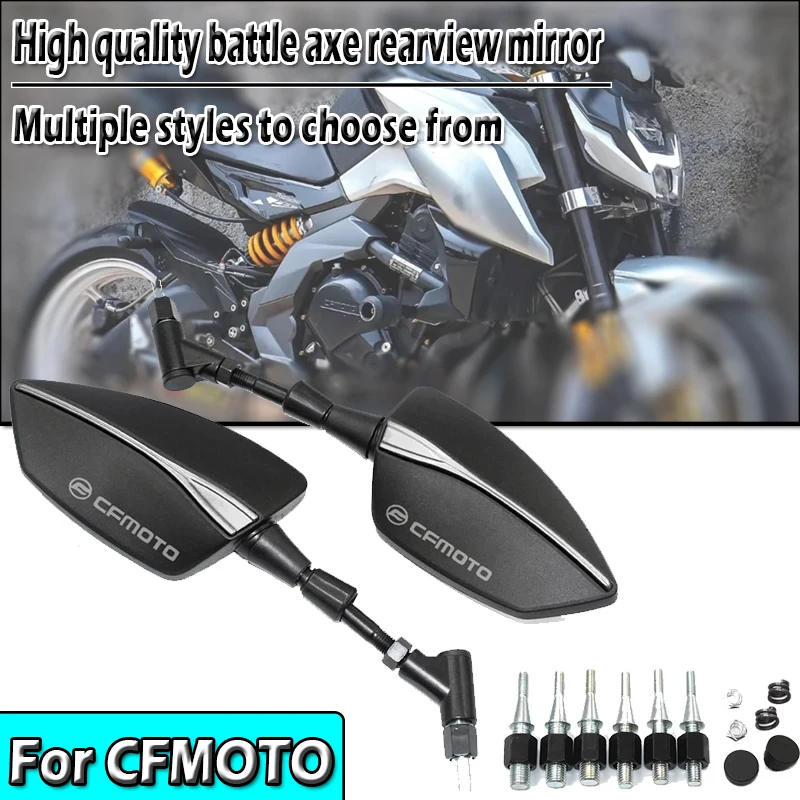 

The New High Quality Universal Motorcycle Mirror Rearview Rearview Mirror LOGO CFMOTO For CFMOTO 450NK 675NK 450MT 700MT 800MT