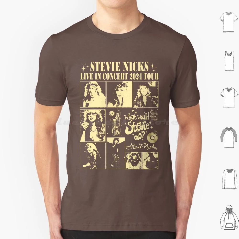 2024 Stevie Nicks Tour Live In Concert Shirt T Shirt Cotton Men Women DIY Print Fleeetwoodmac Stevie Nicks Stevie Nicks