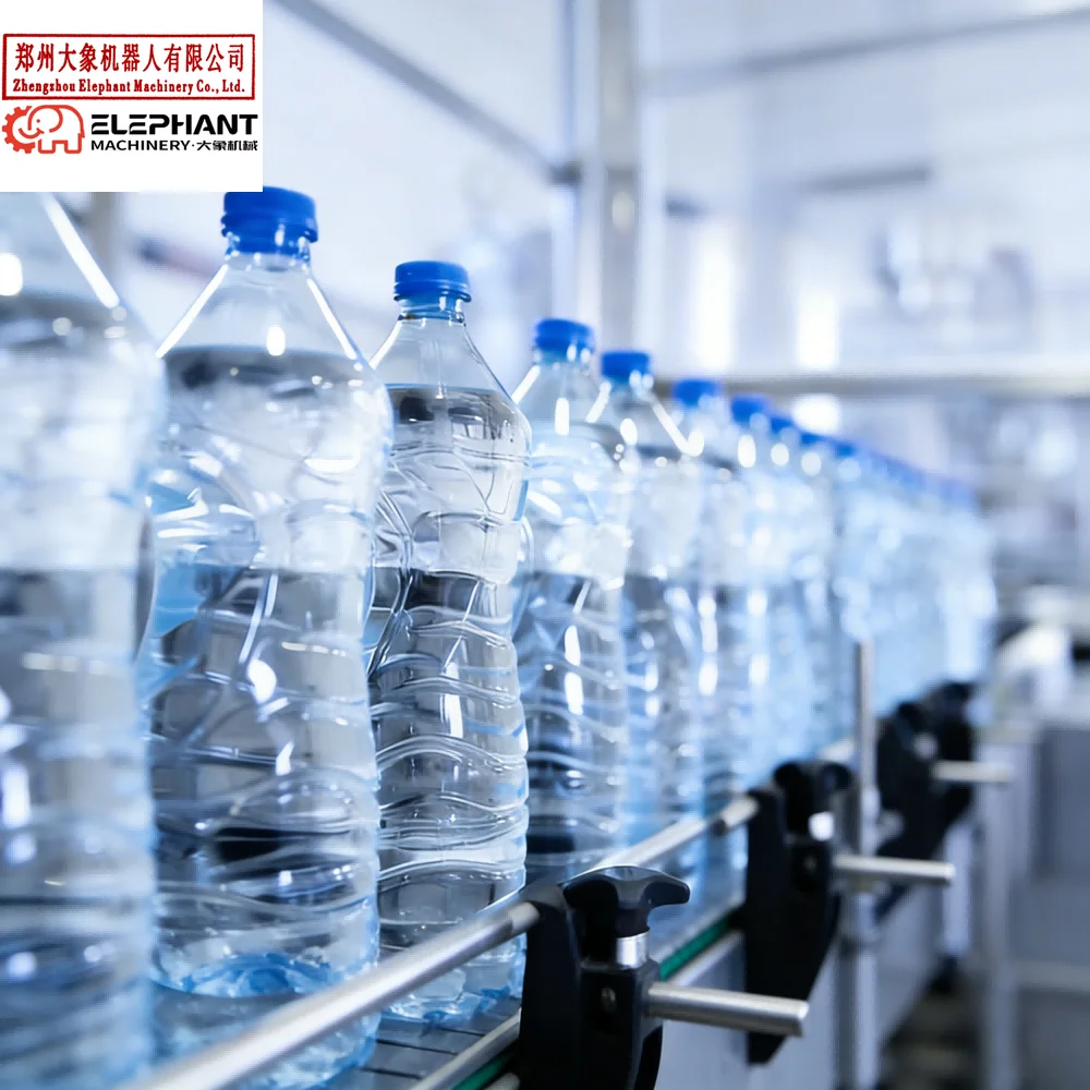 Full Set Turnkey Mineral Water Factory Plant 500ml PET Bottle Water Production Line 8000bottles Per Hour Price Water Filler