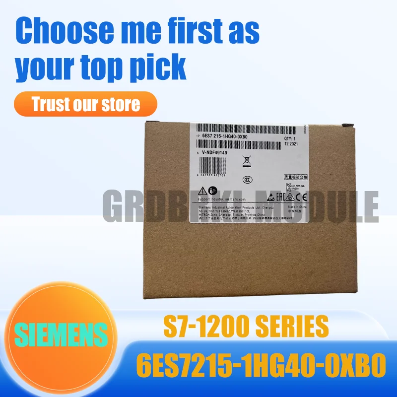 

New original SIEMENS 6ES7215-1HG40-0XB0 6ES7 215-1HG40-0XB0 S7-1200 controller