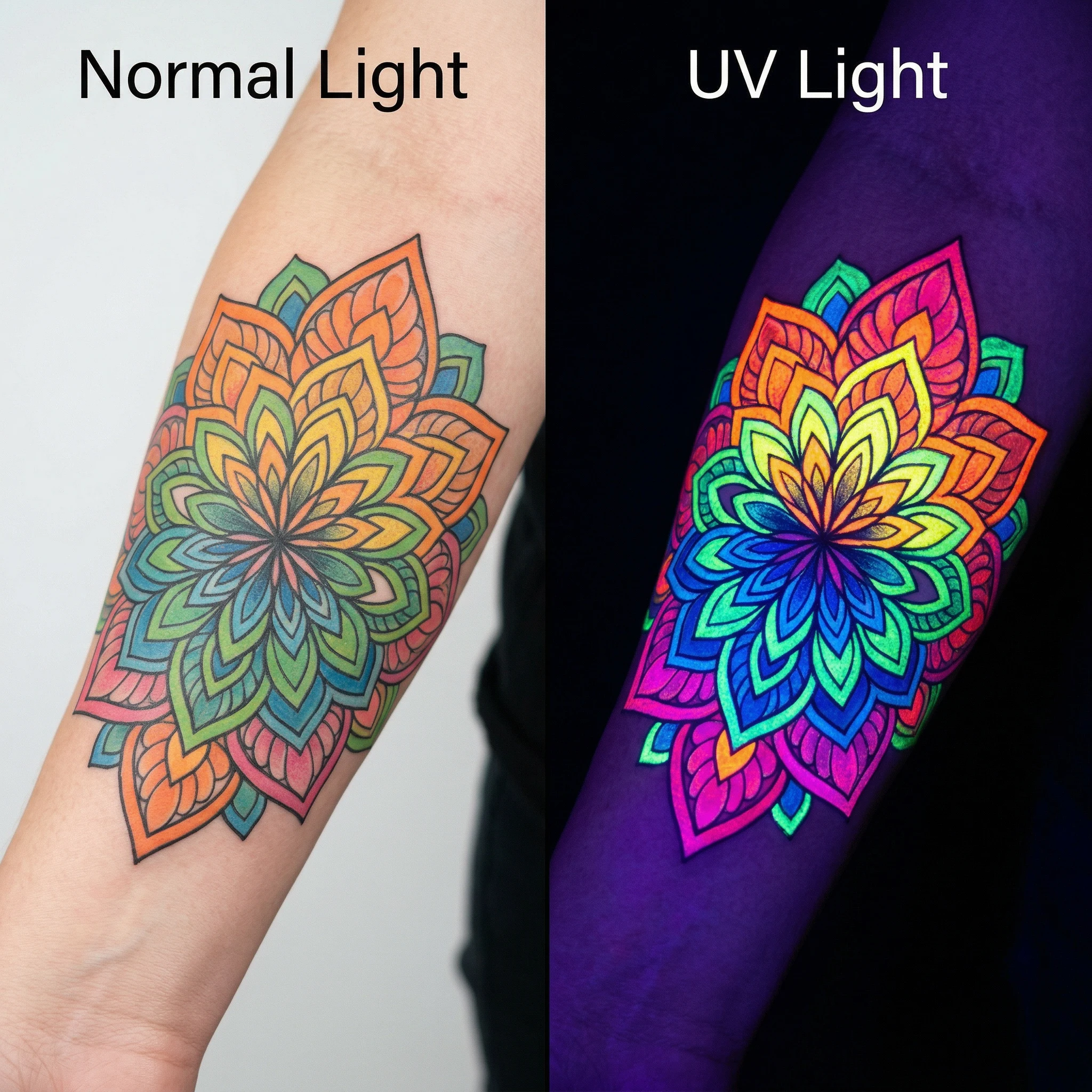 DM Fluorescent Tattoo Ink Set 8PCS 5ml Professional Tattoo Pigment Tattoo Painting Tattoo Supplies Professional Supply