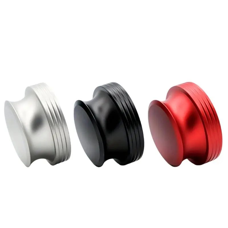 B63B-For LP Record Player Compatible Vinyl Record Weight Stabilizer Aluminum Turntable Clamp Disc Support Damping Functionality