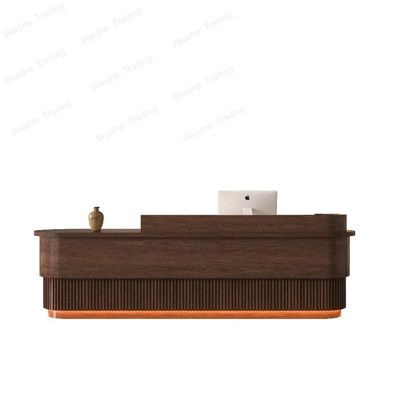Company wabi-sabi wind bar beauty salon checkout page B & B hotel health center counter front desk reception desk