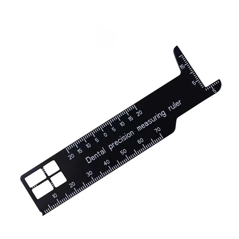 10Pcs Dental Precision Measuring Ruler Photography Gauge Dentistry Instrument luminum Medical Tool Span Measure Scale Endodontic