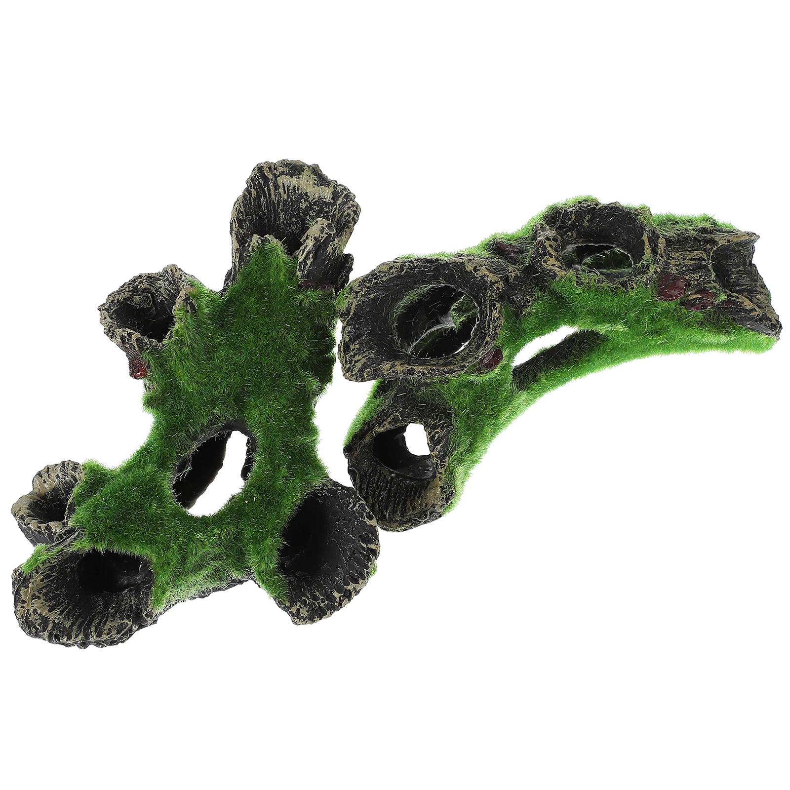 

2pcs Shrimp Cave House Aquarium Decorations Fish Shelter Habitat Tank Accessories Resin Safe NonFading Landscape Pet