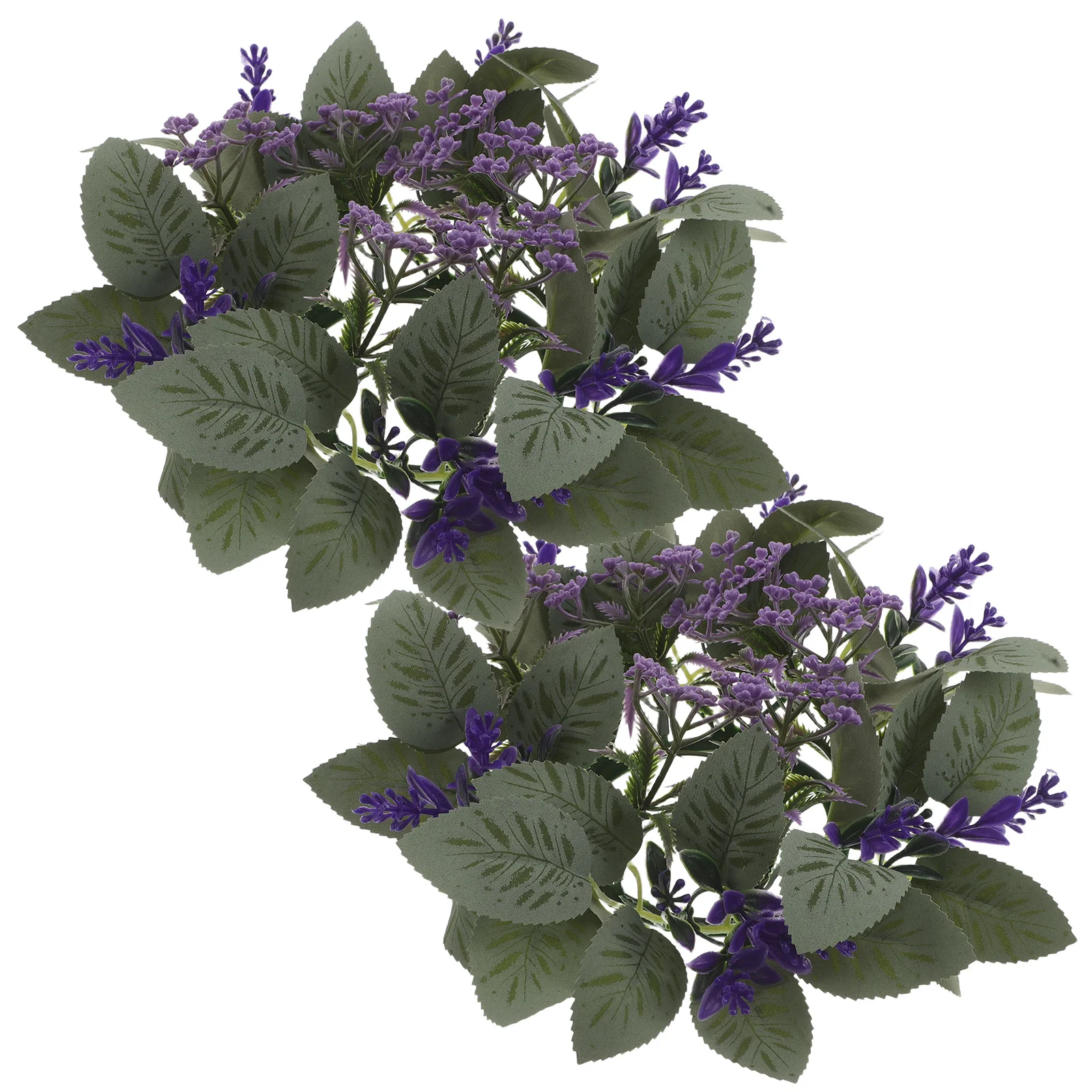 

2Pcs Artificial Eucalyptus Wreaths Pillar Rings Table Centerpiece Greenery Garland Farmhouse Decoration Wedding Party