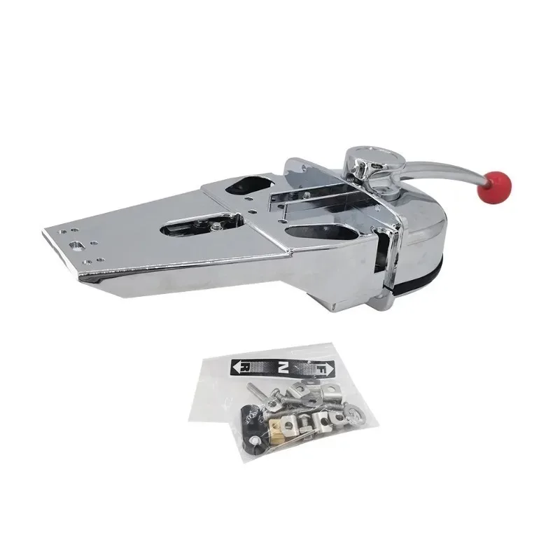 Marine Throttle Control Head American Type Single Twin Lever Engine Speed Regulator Boat Controller for Yacht