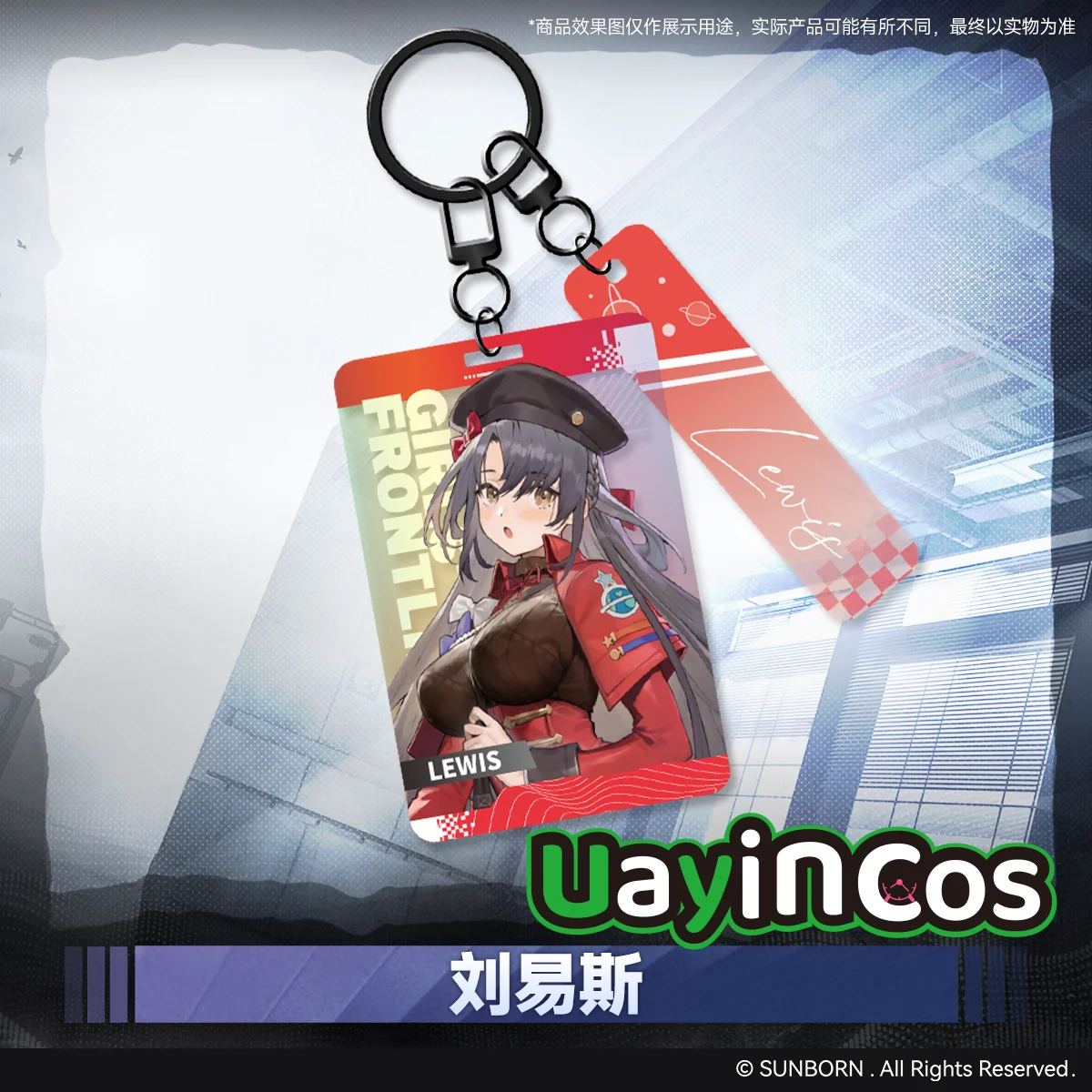 

Original GIRLS' FRONTLINE 2:EX Helen Lewis Voymastina Alva Soumi Colorful Acrylic Keychain Doll Bag Accessories Anime Toy Kids G