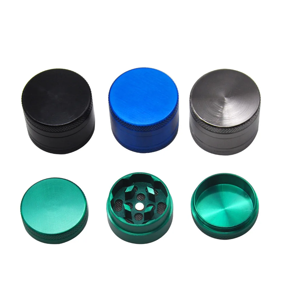 3 Layer Mini Metal Grinder 30 mm Dry Herb Mill Grass Grinders for Smoking Spices Machine Herbal DIY Smoking Tools Accessories