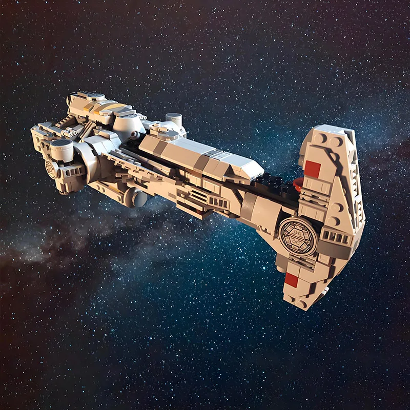 جديد MOC سلسلة المركبة الفضائية منتصف النطاق المطرقة كورفيت نموذج اللبنات مركبة فضائية الطوب لتقوم بها بنفسك مجموعة هدايا عيد الميلاد الاطفال اللعب