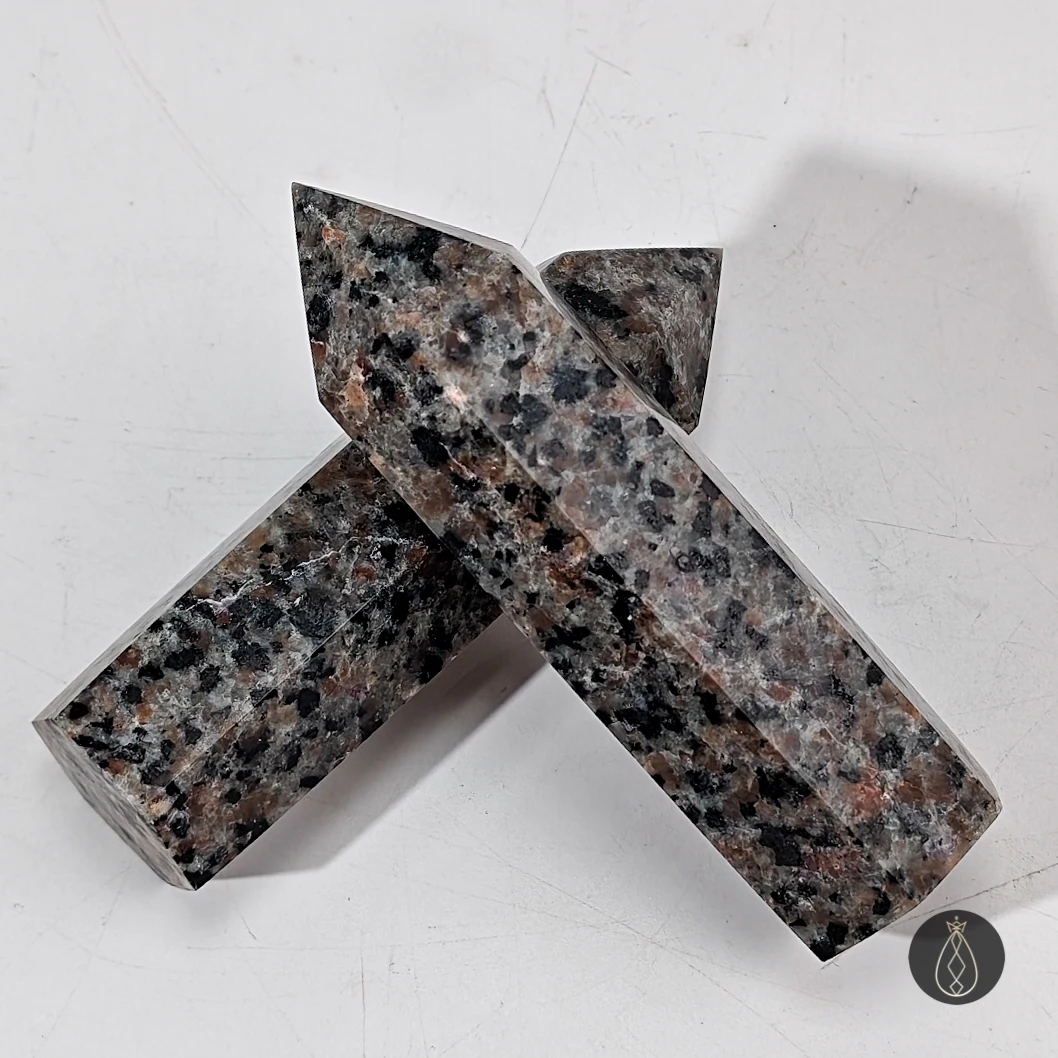 1 Pcs Rare Hexagonal Flame Stone Tower | Polished and Smooth | Strong UV Reactive | Natural Crystal | Home Decoration