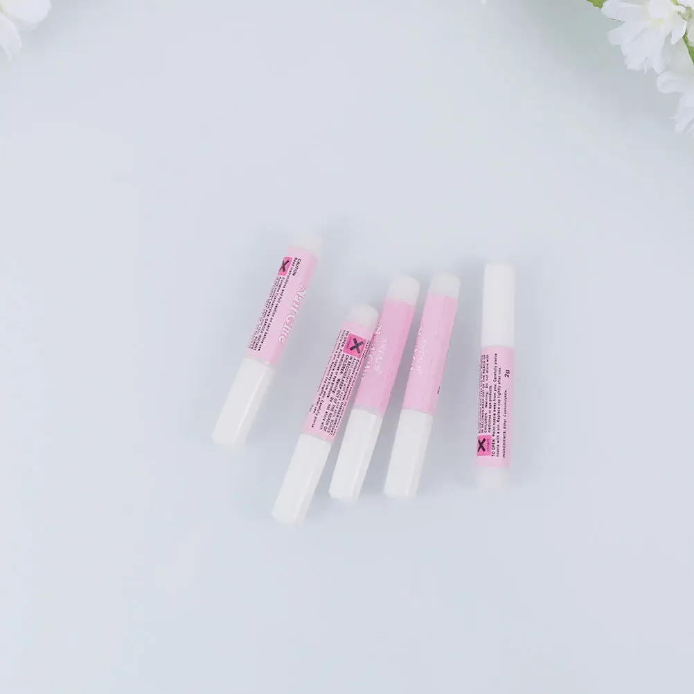 25개 네일 글루 프리미엄 안전 네일아트 접착제 (프렌치팁, 라인스톤, 프레스온 네일, 살롱 매니큐어 글루)