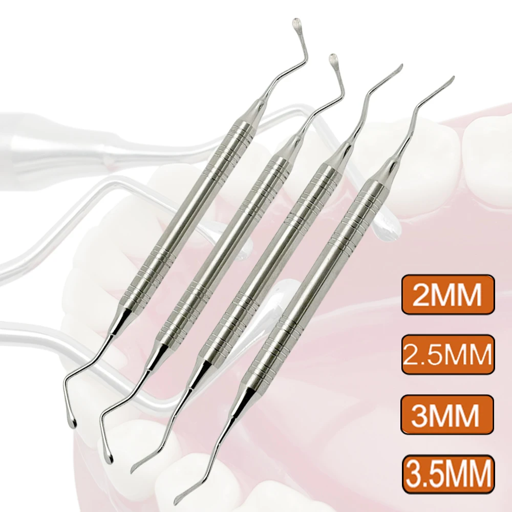 

Tooth Cleaning Dental Scaler Gracey Curette Bone Curettes Periodontal Instruments for Professional Dentist Use