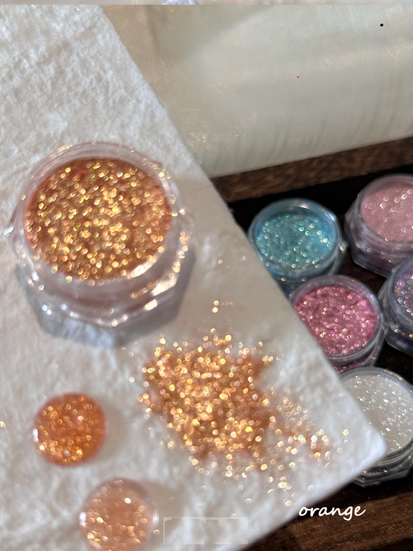 1 stks glitter nail art pastel kleur nagelpoeder nageldecoratie nail art nagel charme geschikt voor bruiloft, festivalfeest