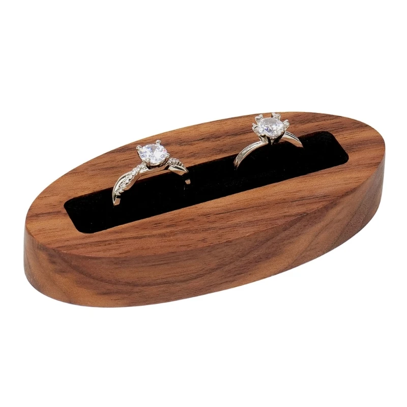 Wedding Rings Display Tray Earrings Ear Studs Storage Box Jewelry