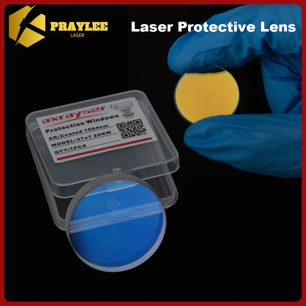 

Laser Protective Lens 18x2 27.9x4.1 30x5 Optical Protective Glass for Precitec Bodor Raytools Laser Cutting Head 1064 Lens