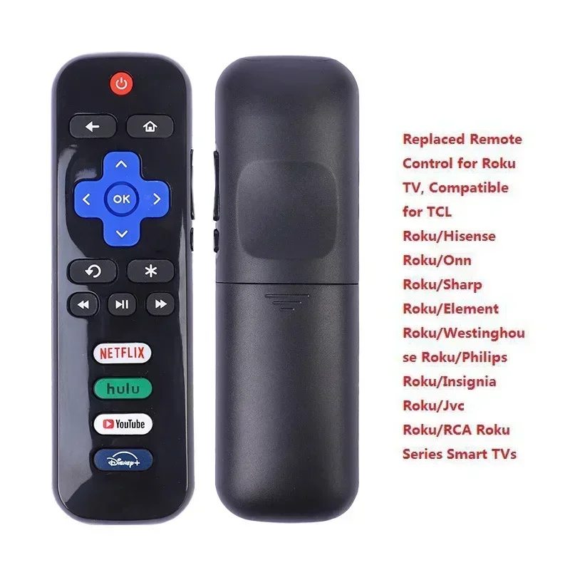 Universal Remote Control Replacement for Roku Series TV with for NETFLIX Youtube Function Remote Controller