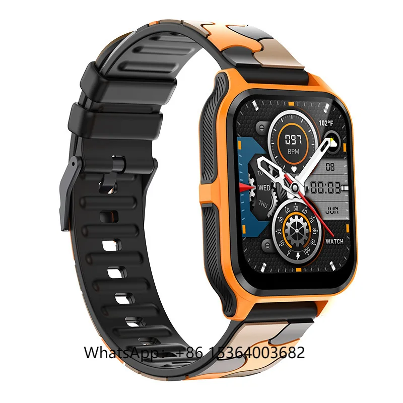 

TJXL-P73 Pro Smart Bracelet for Outdoor Sports IOS IP67 Square Rubberband Bluetooth Voice Assistant Call Answering Three-Proof