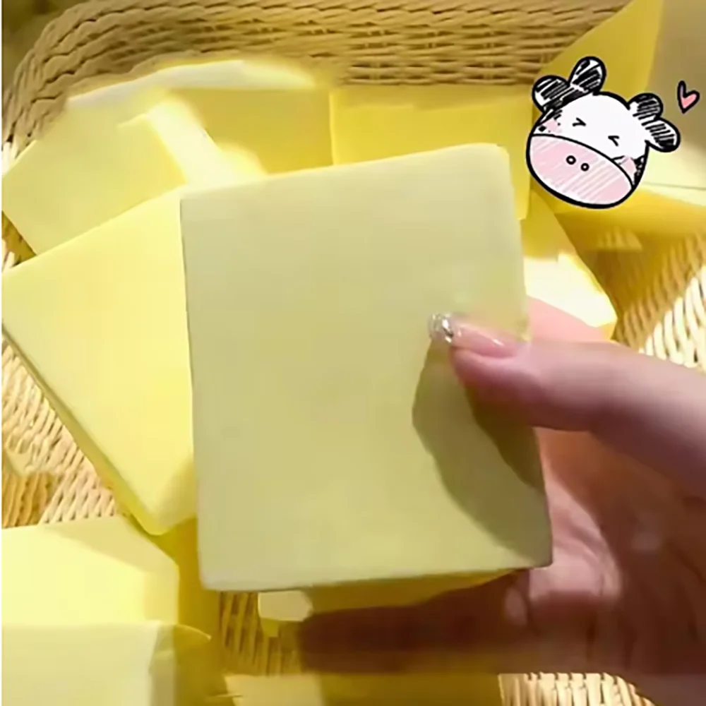 1pcs Milk Brick Soft Kneading Feels Good Office Relieve Stress Tension Slow Rebound Milk Brick Ornament Daily Decompression Toy