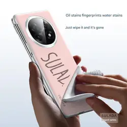 Liquid Leather Slim Magsafe Case for OPPO FIND N5 Magnetic Hinge Armor Back Cover Elegant phone shell for OPPO FIND N5