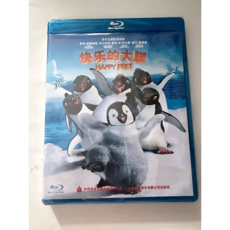Genuine Happy Big Foot Blu-ray Disc Produced by Warner with Original Packaging Box