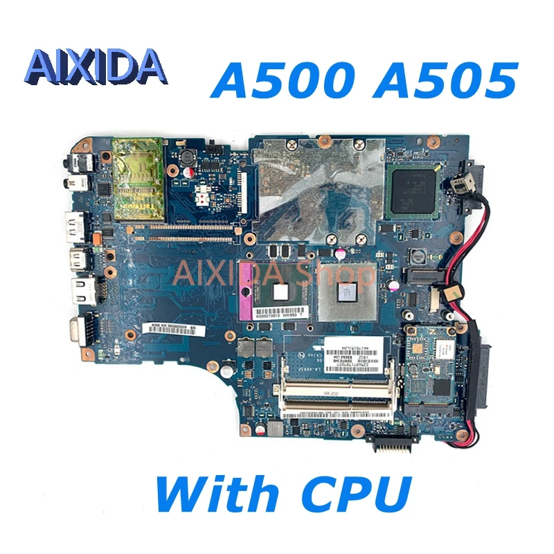 

AIXIDA KSKAA LA-4993P K000086330 Mainboard For Toshiba Satellite A500 A505 Laptop Motherboard GM45 DDR3 free CPU full test