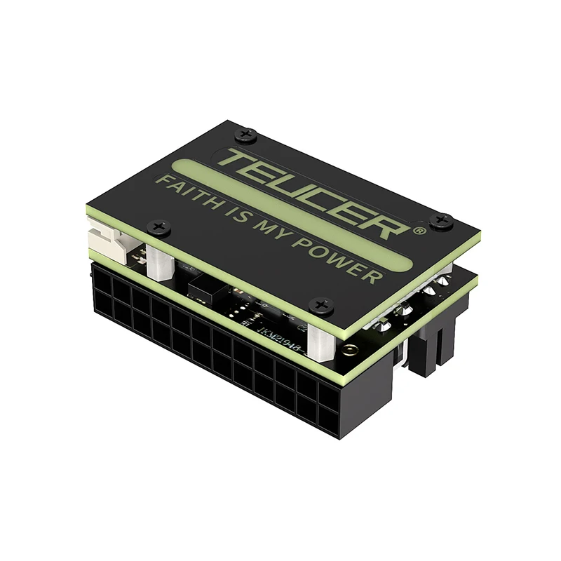 COOLCIRC ATX Power Supply 24Pin to 90 Degree Adapter 5V RGB Mainboard Motherboard Cable Connector Modular DIY PC Accessory