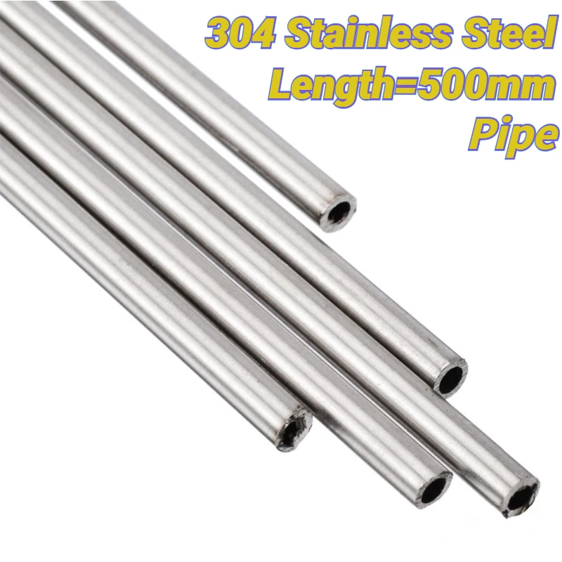 1pc High Precision 304 Stainless Steel Capillary Tube Seamless Hollow Tube Industry Thick Wall Tube Laser Can Be Customized