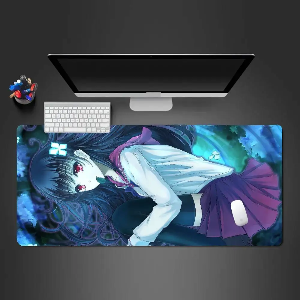 Anime S-Sankarea Mousepad Non-slip Suitable For Office Computers Laptops E-sports Game Desk Mats XXL Keyboard