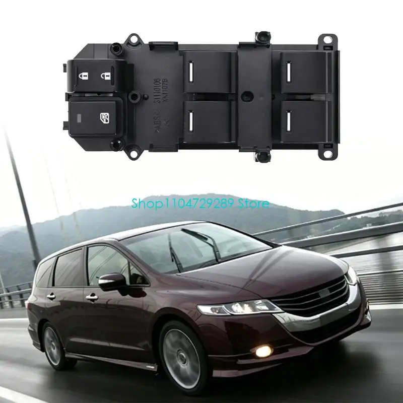 D8KE Window Control Repair Assembly, 35750-T6A-J51 Reference, ABS Housing, Driver Door Part for Routine Vehicle Panel Service