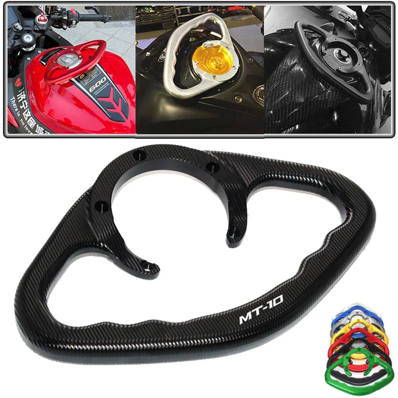 Fit For MT10 MT 10 MT-10 Motorcycle Accessories CNC Passenger  Grip Tank Grab Bar