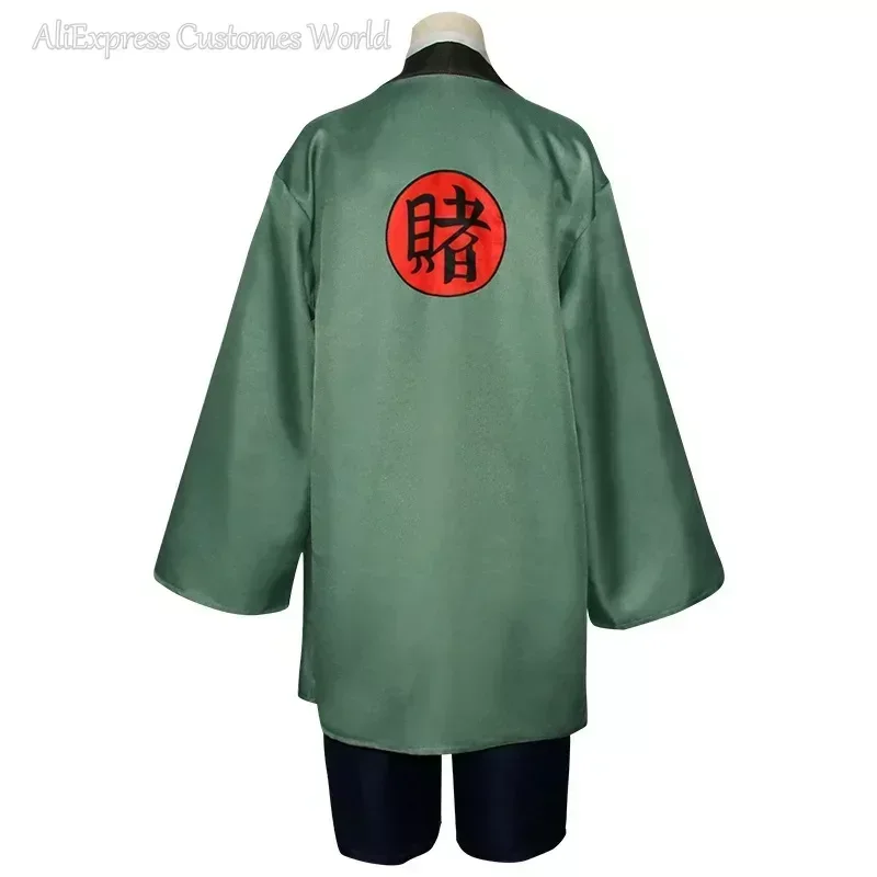 2025 Anime Kimono Tsunade Cosplay Costumes Tsunad Wigs Green Gamble Mother in law Cosplay Uniforms Halloween For Men Women