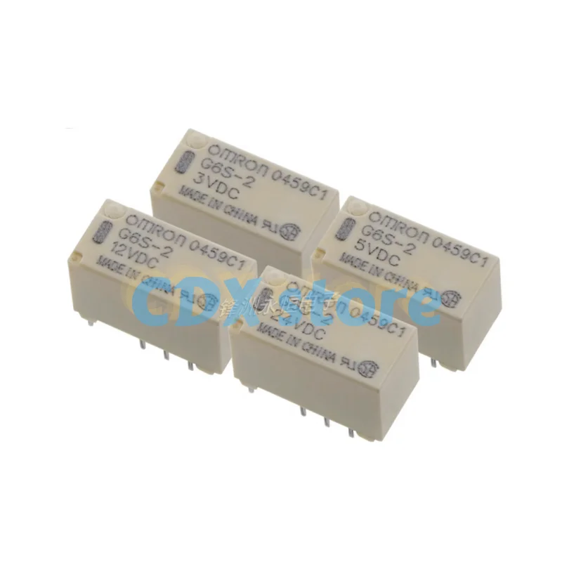 5pcs Relay G6S-2-5VDC G6S-2-12VDC G6S-2-24VDC DC 5V 12V 24V New original