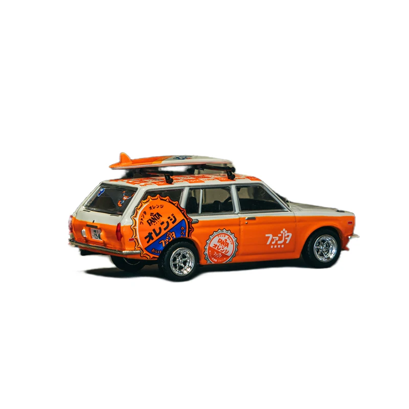 TW Diecast 1/64 Bilancia Dartson Modello In Lega di Auto Dartson Blue Bird 510 Crock Gioca Veicoli Giocattoli per I Ragazzi Regalo Scatola Originale