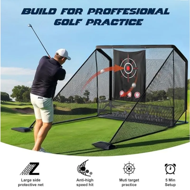 

Сетка для тренировки по гольфу с защитой от отскока для отработки ударов