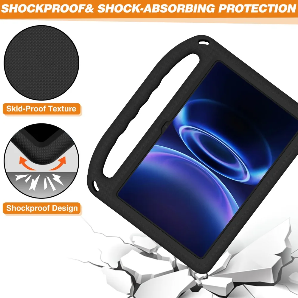 Etui na tablet Xiaomi Redmi Pad 2 9.7 Pad 9.7 4G 9.7" 24090RPBC4 POCO C Pad, pełne etui ochronne z pianki EVA, odporne na wstrząsy, miękkie. — zdjęcie produktu 5