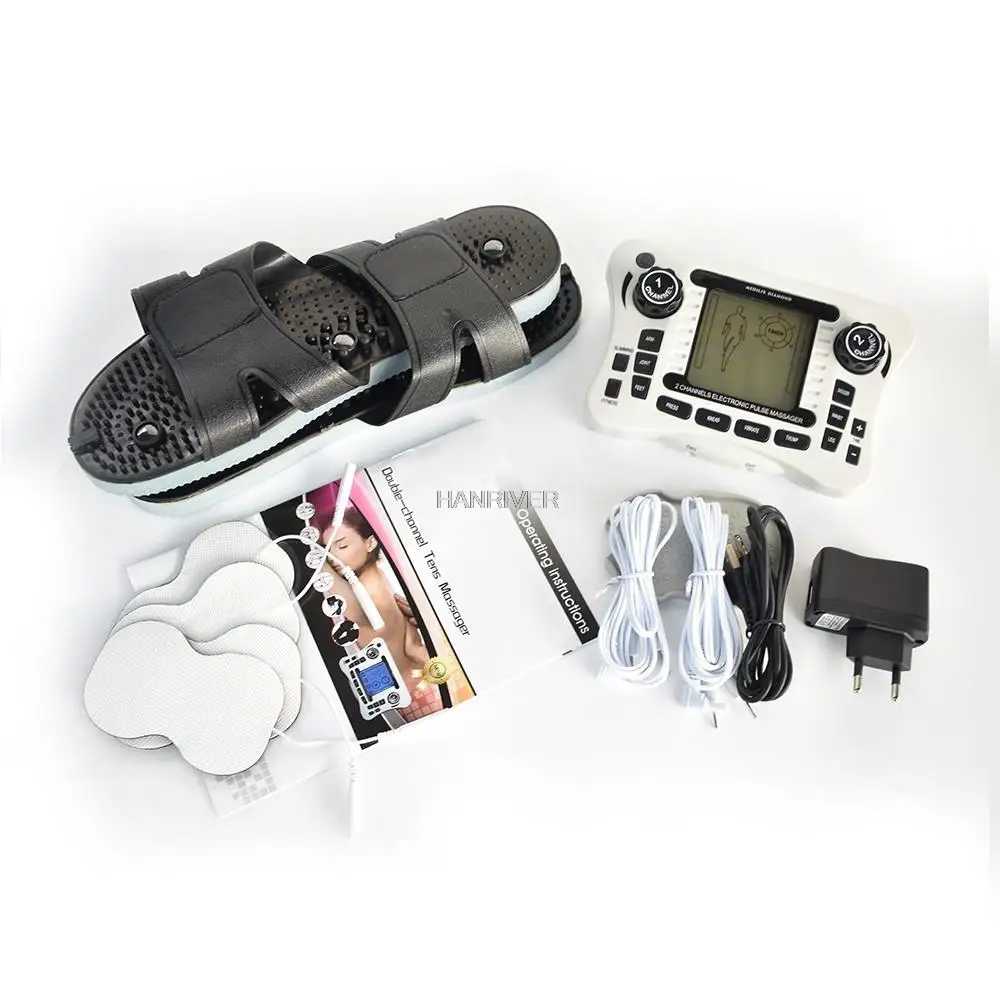 TENS UNIT/Dual channel output TENS EMS pain relief/Electrical nerve muscle stimulator/Digital therapy massager/Physiotherapy