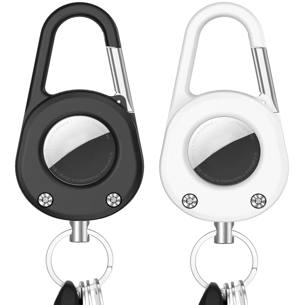 

Портативный брелок-держатель для Airtag Air Tag, водонепроницаемый защитный чехол с защитой от потери и безопасным замком для Airtags, держатель для рюкзаков