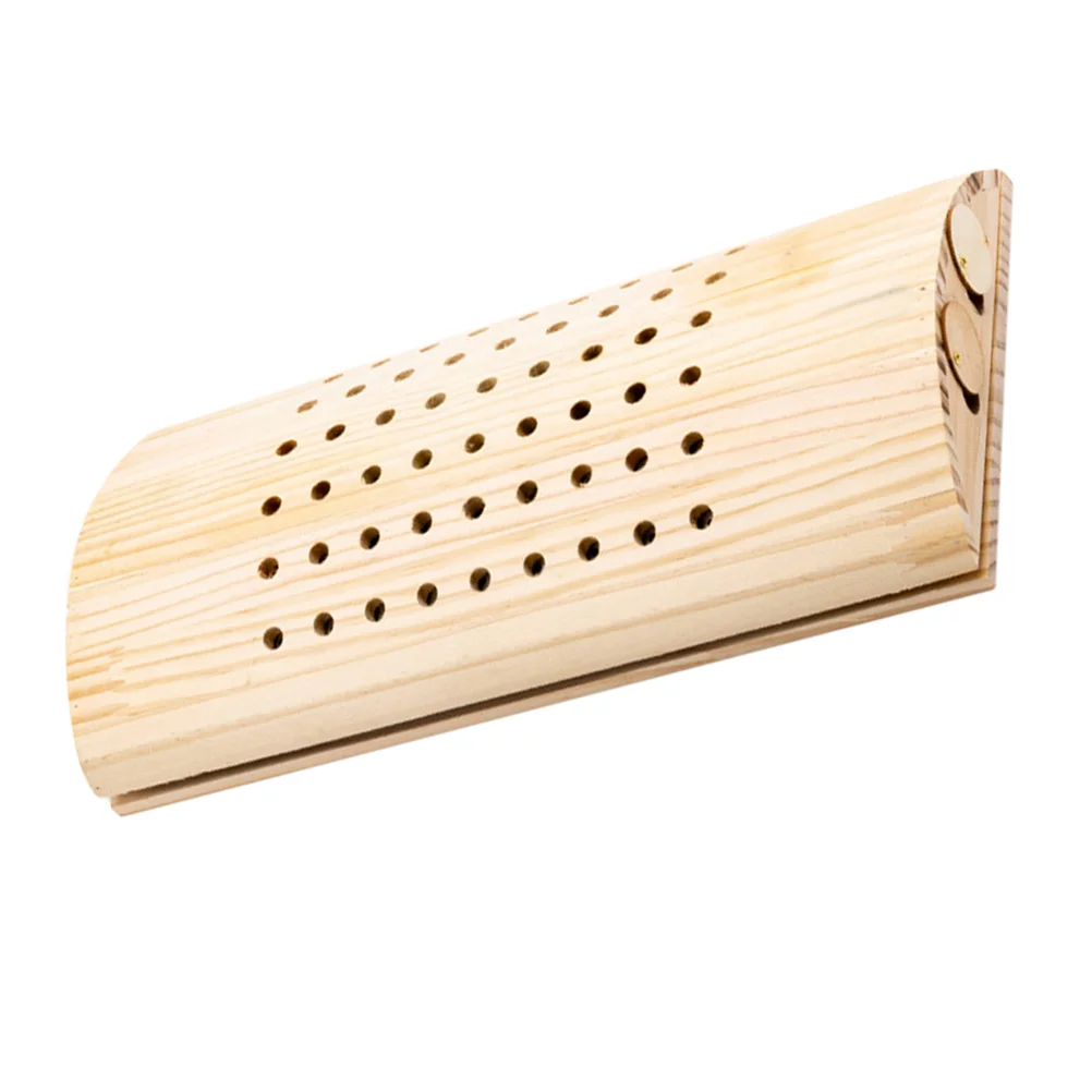 1PC Wooden Moxibustion Lumbar Pillow Pain Relief Comfortable Support Portable Reusable Ergonomic Design Moxibustion Tools Home