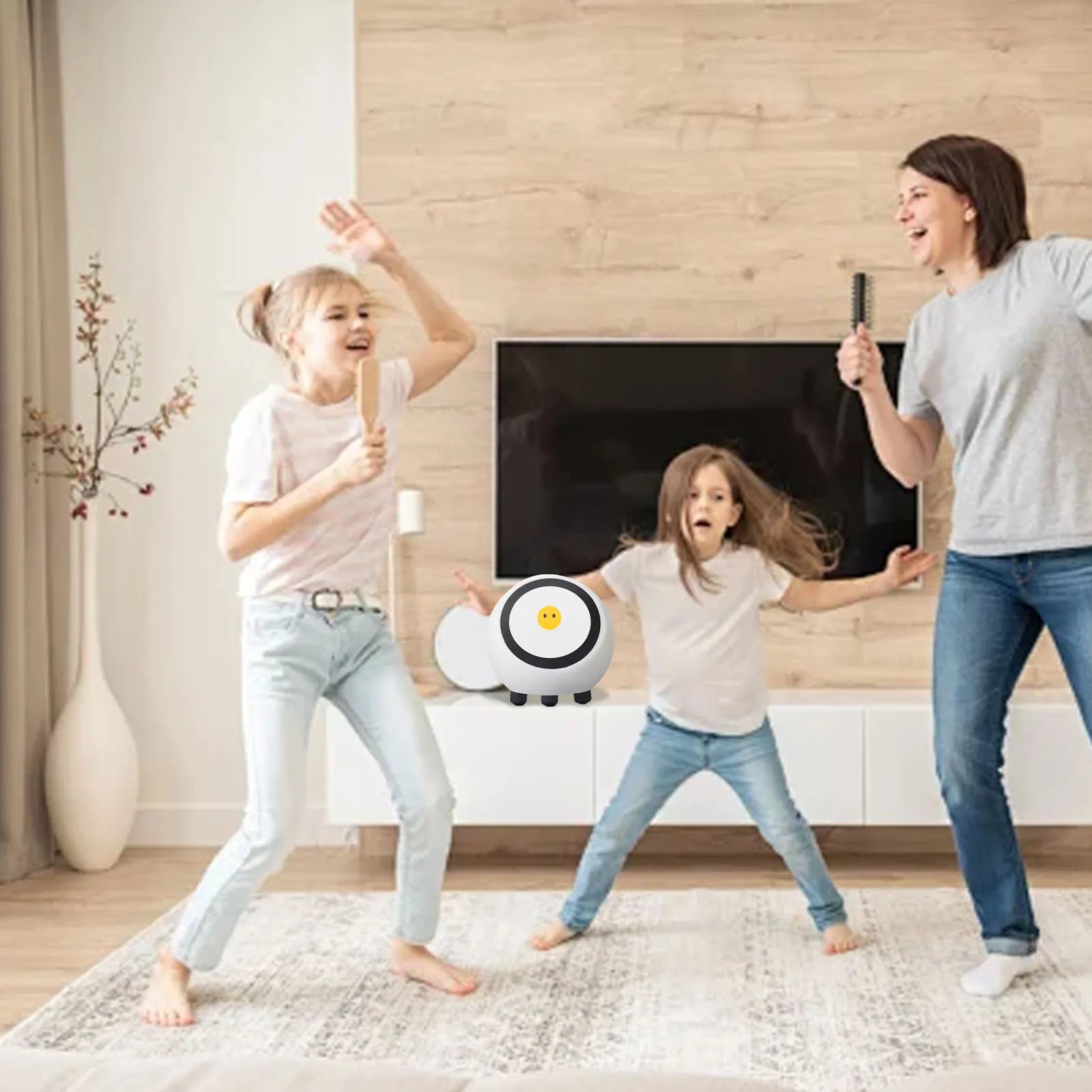 Smart Talking Robot Companion Voice Wake Up 1.28 Inch Screen for DeepSeek AI Powered Robot Toy with Bluetooth 5.0 WIFI Clock