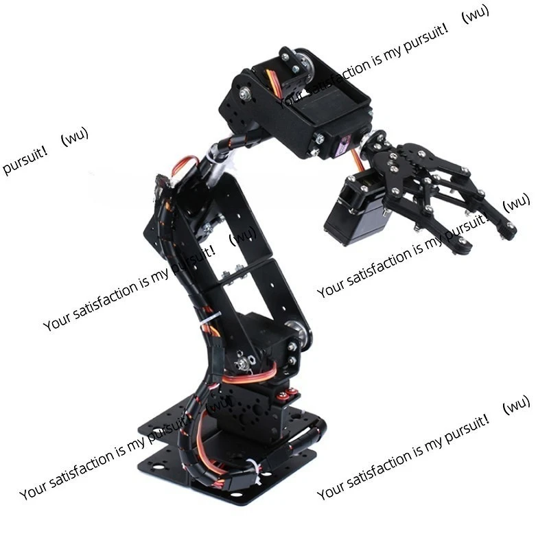 360 Degrees 6 DOF Robot Metal Alloy Mechanical Arm Claw Kit MG996R for Arduino Robotics Kit Educational Ps2 Programmable Toys